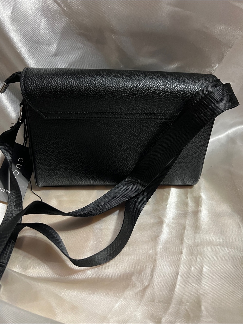 Pebbled & Embossed Leather Crossbody - Picture 3 of 4